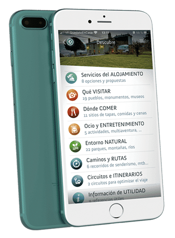 app movil la canaleja los enebrales Casa Rural El Geco Verde